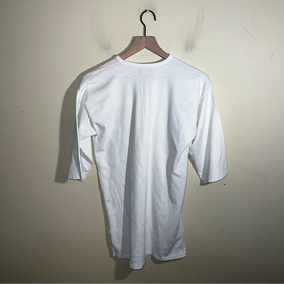 VNTG ARKANSAS 3/4 sleeve button up tee M - Picture 3 of 5